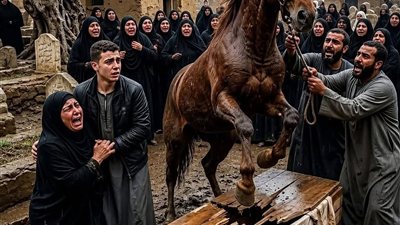 اثناء جنازة مزارع