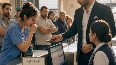 فلوس التذكرة 