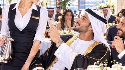 الشيخ والنادله 