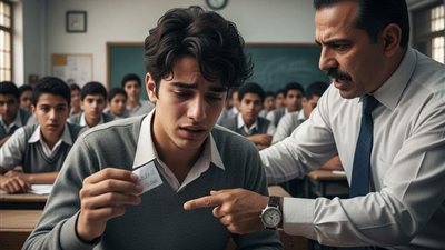 طردت الولد اليتيم